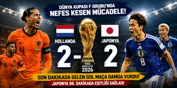 Hollanda Maçı Elden Kaçırdı: Japonya Son Anda Geri Döndü