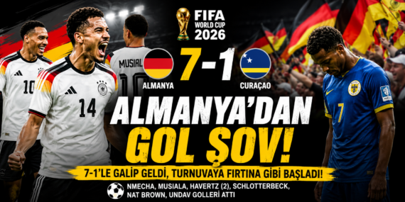 Almanya’dan gol şov: Curaçao’yu 7-1’le ezdi geçti