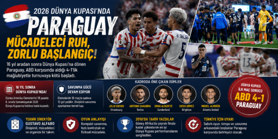 Dünya Kupası’nda rakip analiz: Paraguay’ı yakından tanıyalım