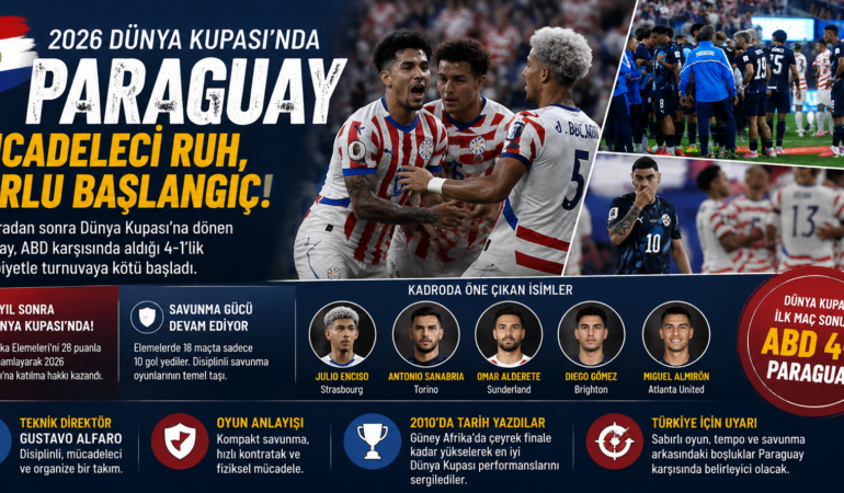 Dünya Kupası’nda rakip analiz: Paraguay’ı yakından tanıyalım