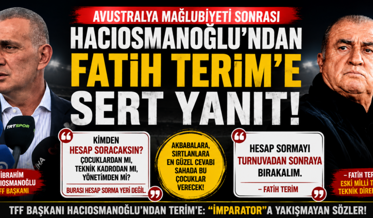 Hacıosmanoğlu’ndan Fatih Terim’e sert sözler