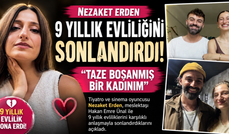 Ünlü oyuncu 9 yıllık evliliğini bitirdi: “Boşanma” sözleri gündem oldu