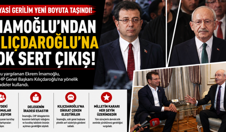 İmamoğlu’ndan Kılıçdaroğlu’na sert çıkış! Gündem yaratan sözler