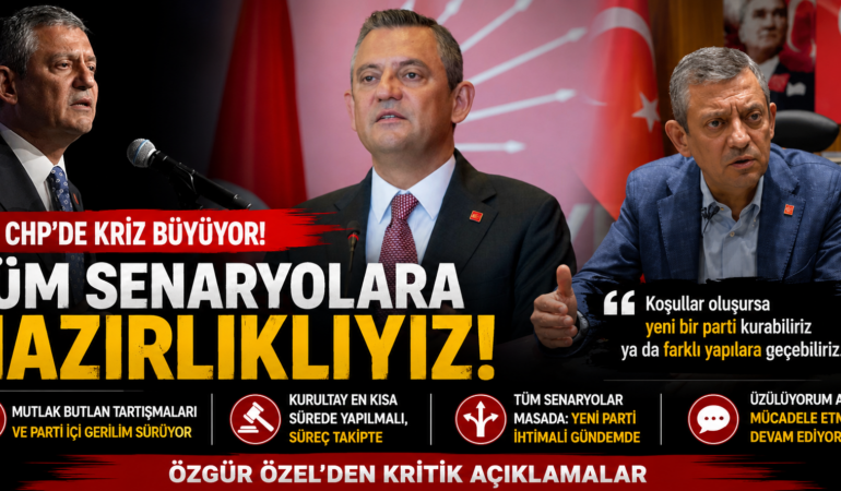 Özgür Özel’in “senaryo” çıkışı gündem oldu