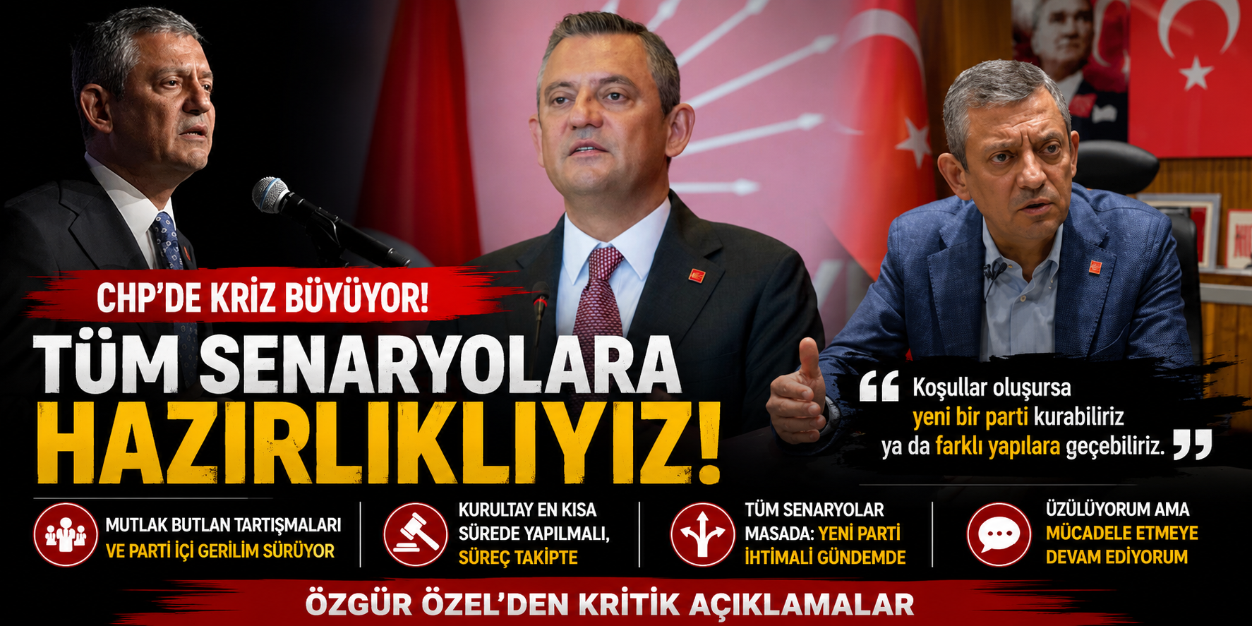 Özgür Özel’in “senaryo” çıkışı gündem oldu