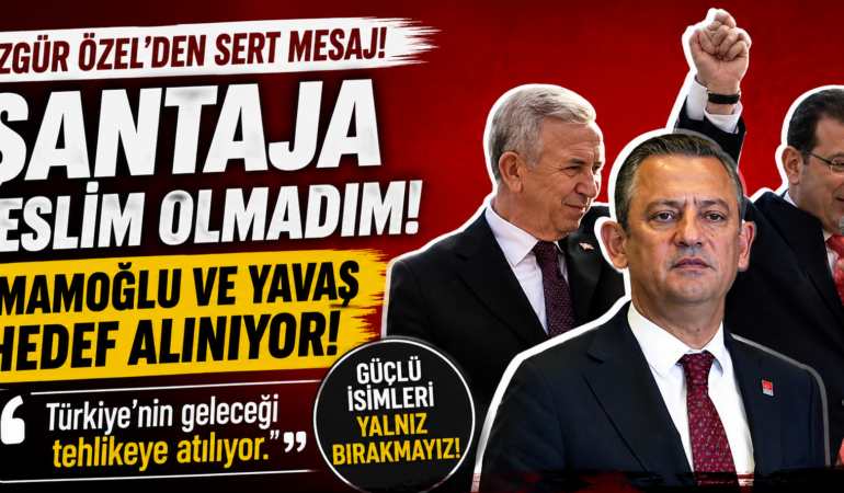 CHP’de gerilim tırmanıyor: Özgür Özel’den çok sert açıklama