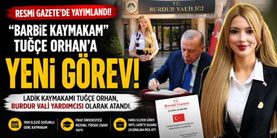 Erdoğan’ın imzasıyla yeni görev: Tuğçe Orhan vali yardımcısı oldu