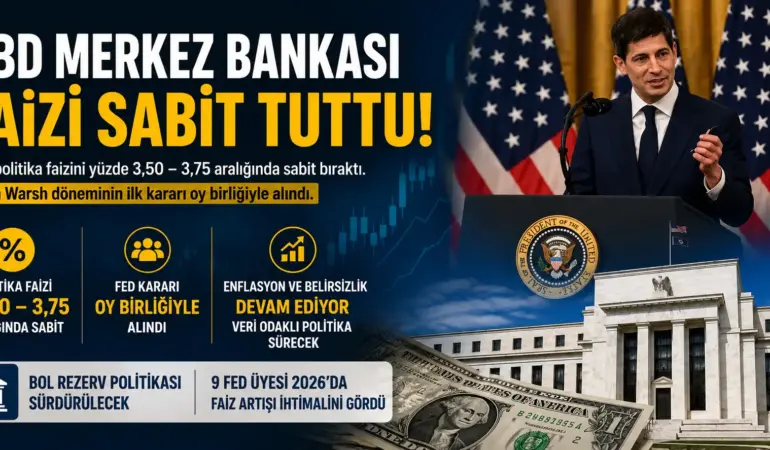 SON DAKİKA! Fed faiz kararını duyurdu