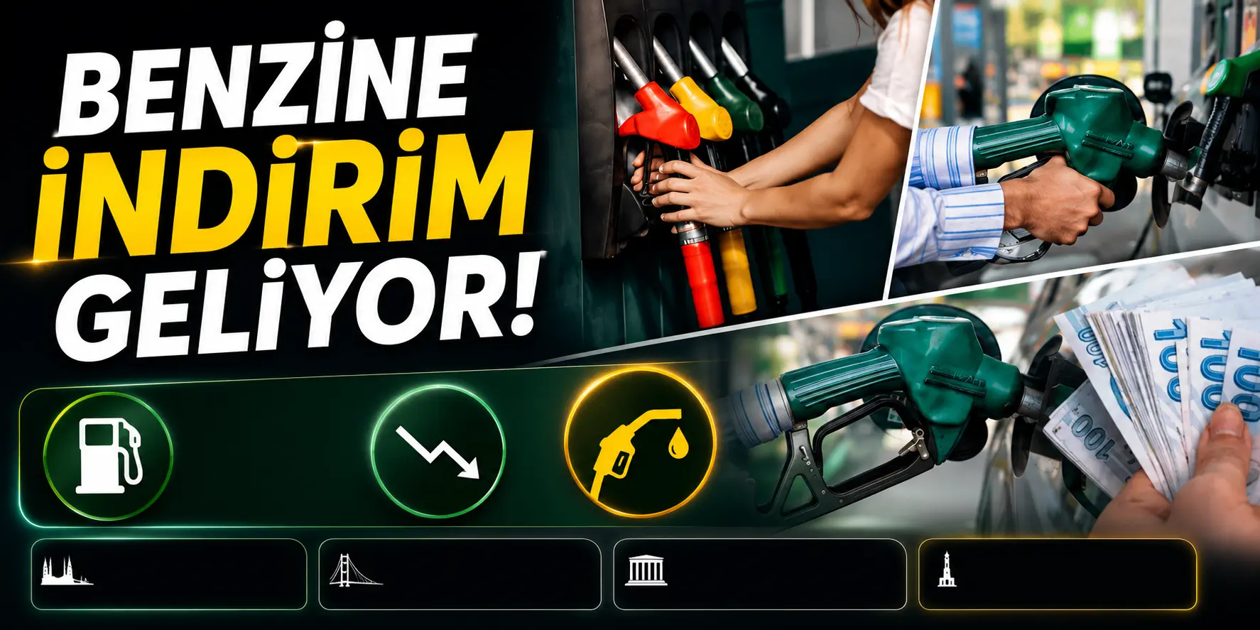 Benzinde indirim müjdesi: Fiyatlar bu gece düşüyor