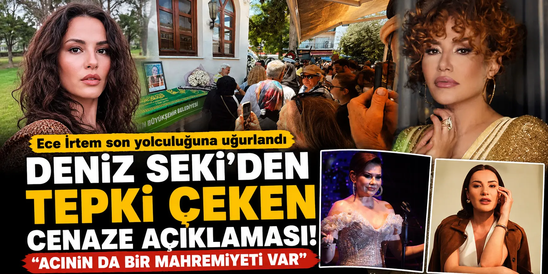 Deniz Seki isyan etti: Cenazede çekilen görüntüler tartışma yarattı