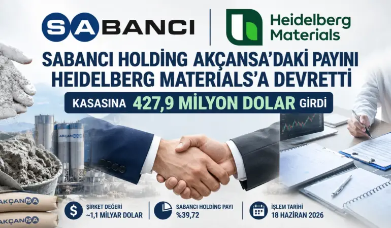 Sabancı’dan Dev Satış: Kasasına 427,9 Milyon Dolar Girdi