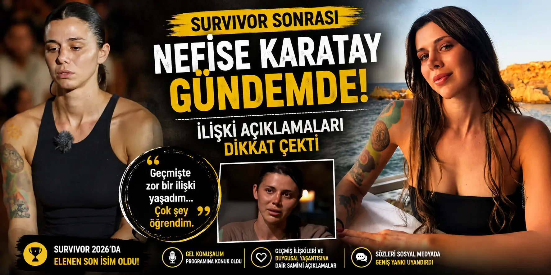 Survivor Şampiyonu Nefise Karatay’dan Yarışma Sonrası Sürpriz Açıklamalar