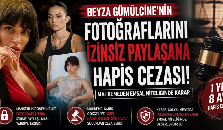 Beyza Gümülcine Davasında Karar: İzinsiz Paylaşıma Hapis Cezası
