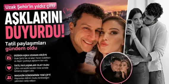 Uzak Şehir Çifti Tatilde Aşk Tazeledi! Romantik Kareler Gündem Oldu