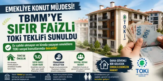 Emekliyi ev sahibi yapacak yasa TBMM’ye sunuldu