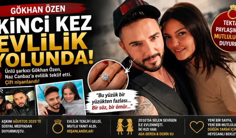 Gökhan Özen aradığı aşkı buldu: İkinci evlilik yolda