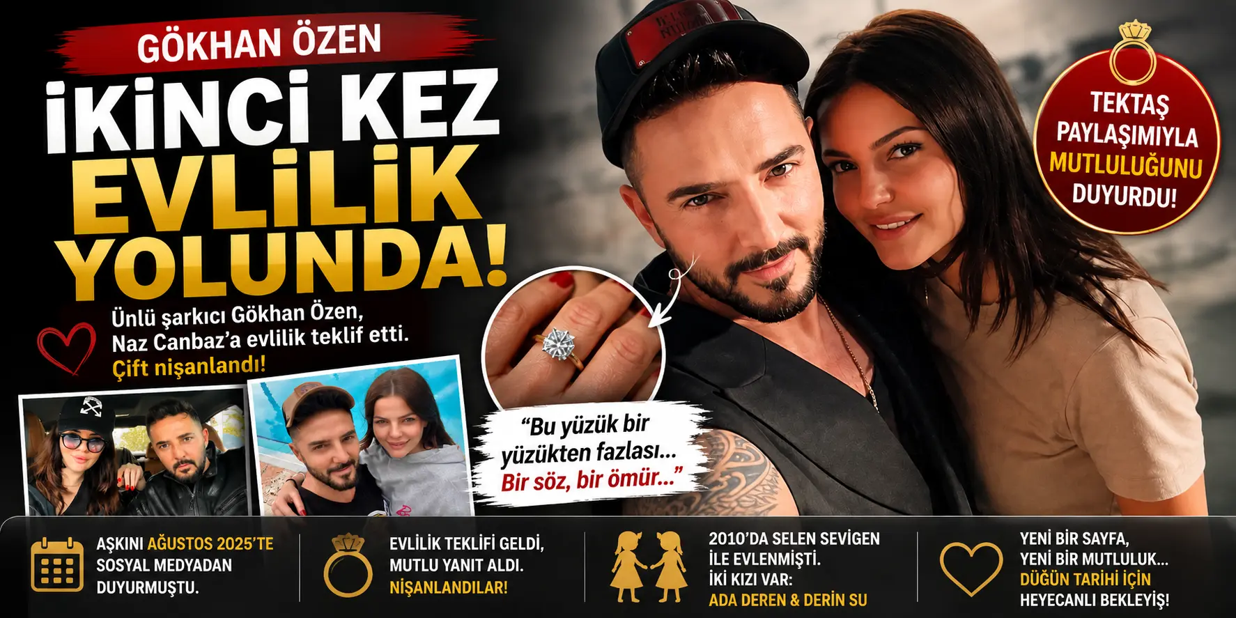 Gökhan Özen aradığı aşkı buldu: İkinci evlilik yolda