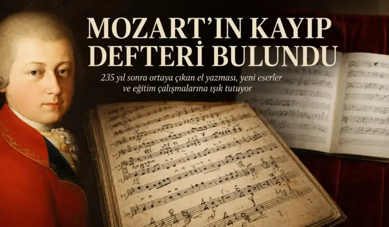 Fransa’da tarihi keşif: Mozart’a ait yeni eserler bulundu