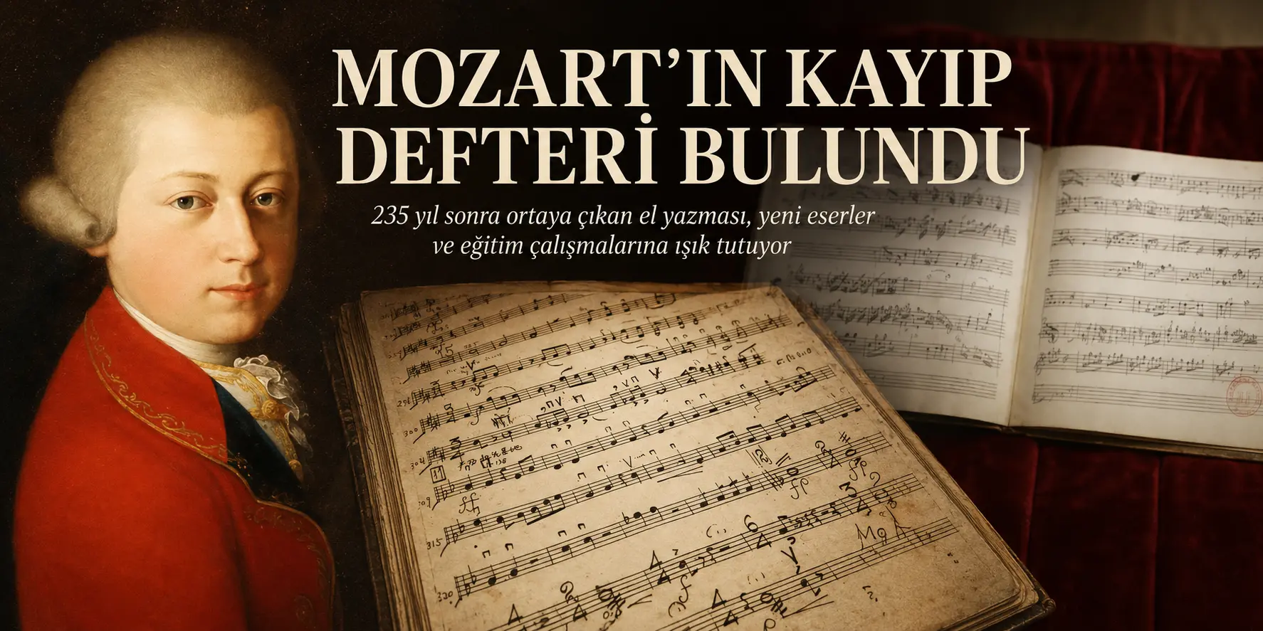 Fransa’da tarihi keşif: Mozart’a ait yeni eserler bulundu