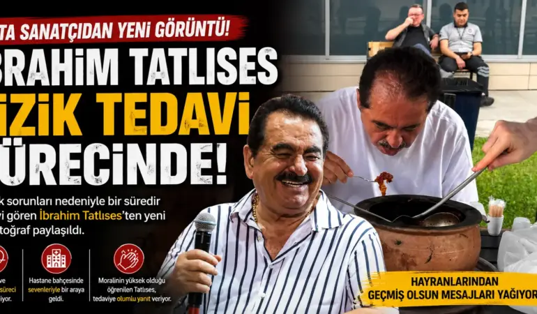 İbrahim Tatlıses’ten Hastaneden Yeni Görüntü! Bahçede Güveç Keyfi