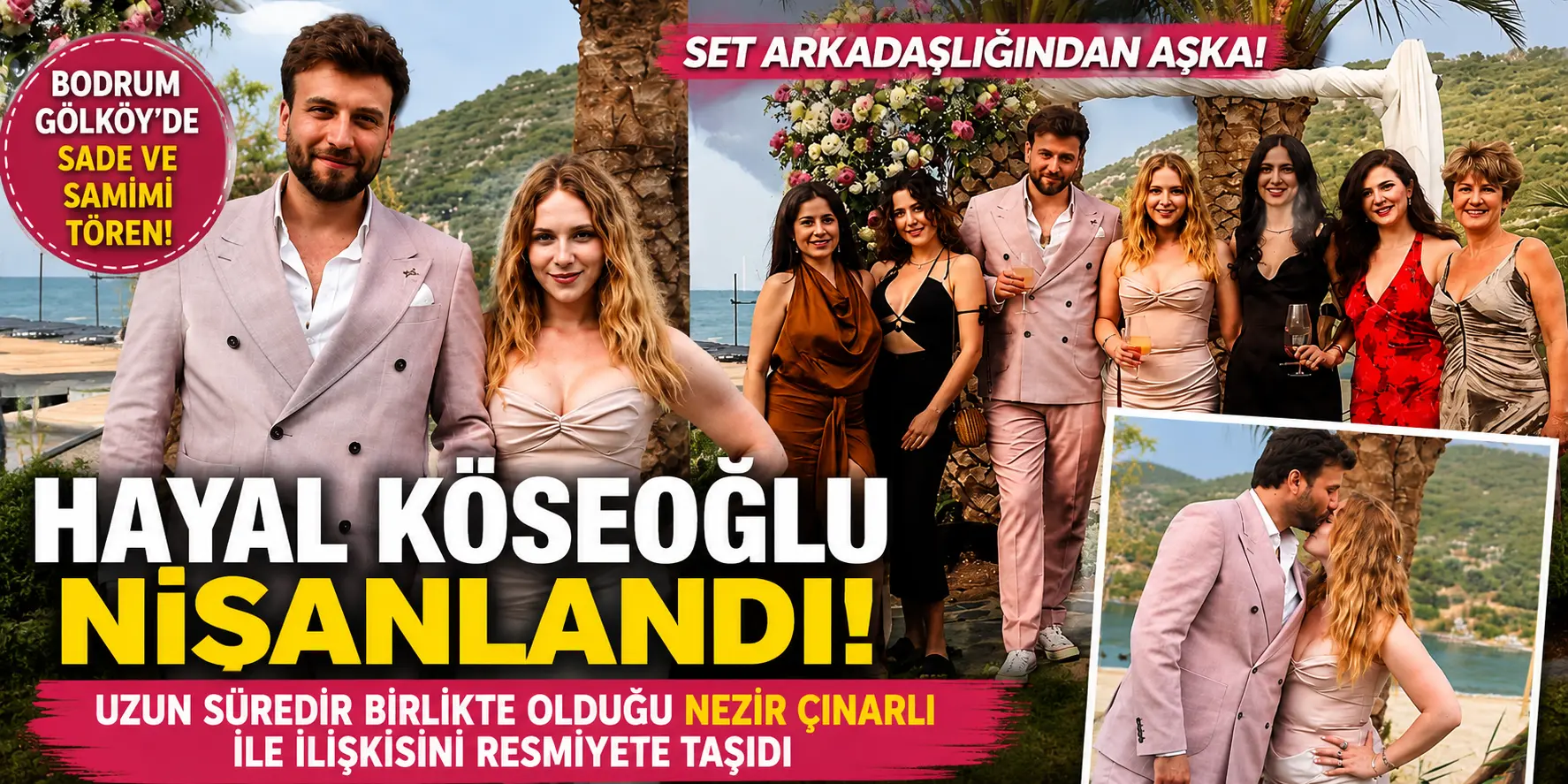 Evlilik yolunda ilk adım: Hayal Köseoğlu nişanlandı