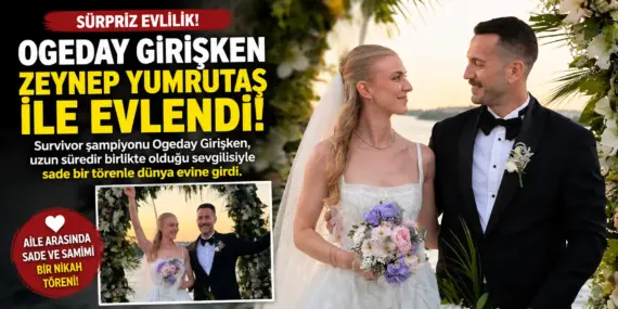 Survivor şampiyonu Ogeday Girişken evlendi!