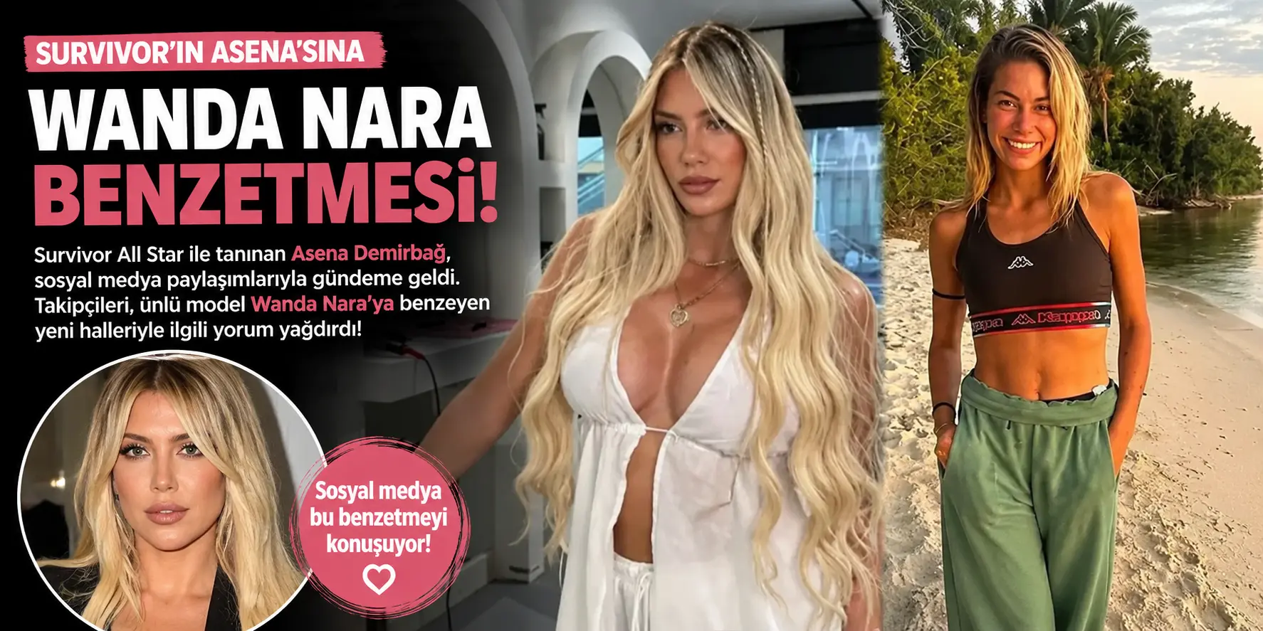 Görenler şaştı kaldı! Survivor Asena’ya Wanda Nara yorumu