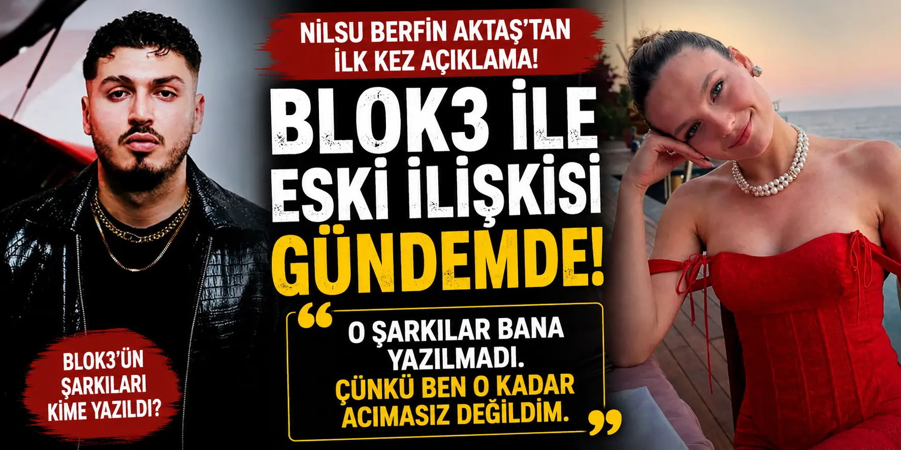 Nilsu Berfin Aktaş’tan Blok3 açıklaması: “O şarkılar bana yazılmadı”
