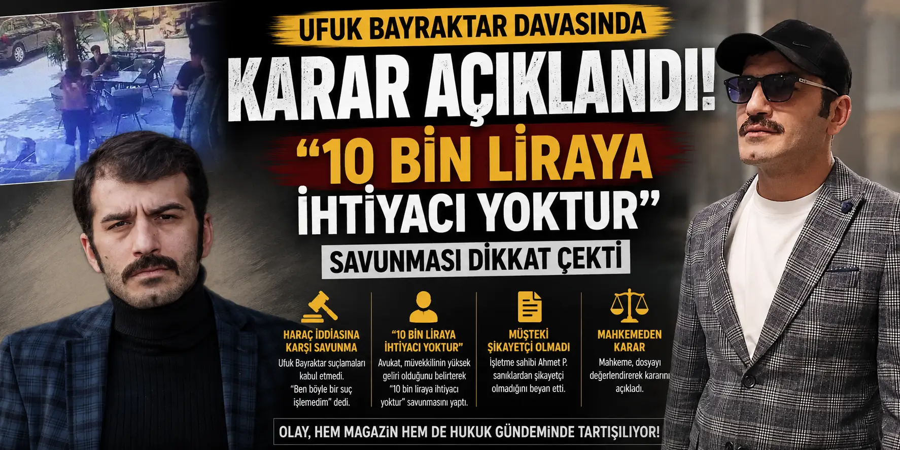 Ufuk Bayraktar Davasında Karar Çıktı: Dikkat Çeken “10 Bin Lira” Detayı