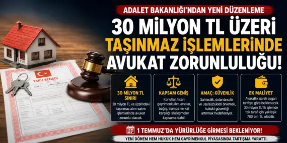 Gayrimenkulde kritik değişiklik: Avukat zorunluluğu geliyor