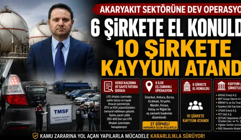 Akaryakıt devlerine operasyon: Eş zamanlı baskınlar gerçekleştirildi