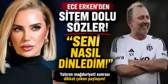 Ece Erken sosyal medyayı salladı: Sergen Yalçın detayı