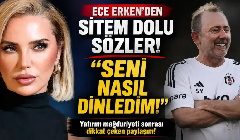Ece Erken sosyal medyayı salladı: Sergen Yalçın detayı