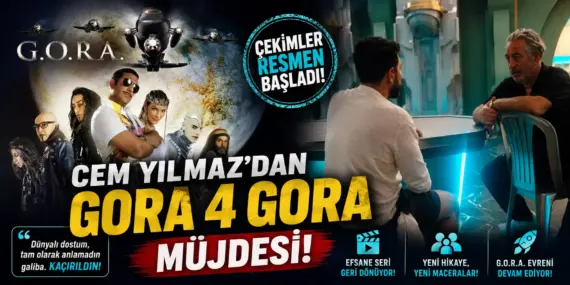 GORA efsanesi geri dönüyor: Cem Yılmaz sete çıktı
