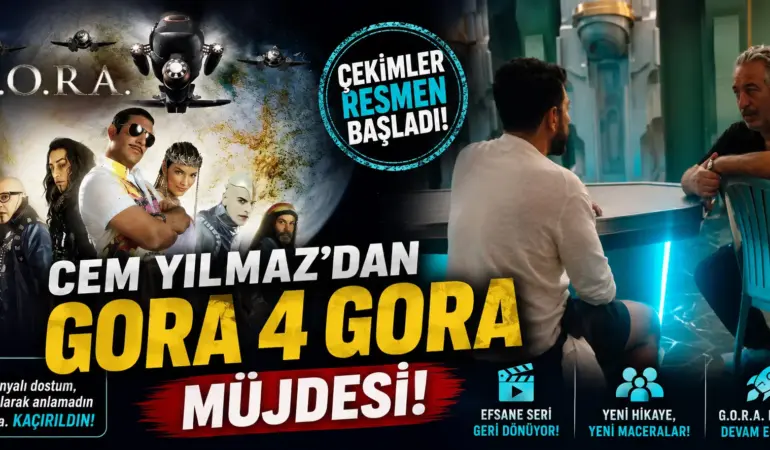 GORA efsanesi geri dönüyor: Cem Yılmaz sete çıktı