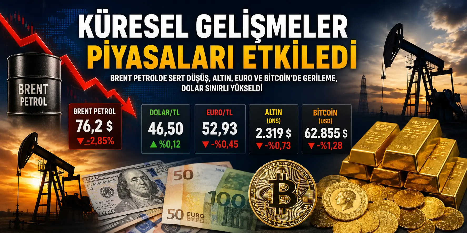 Piyasalarda hareketli gün: Altın ve dövizde son fiyatlar ne oldu?