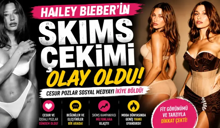 Ünlü model Hailey Bieber’dan dikkat çeken çekim