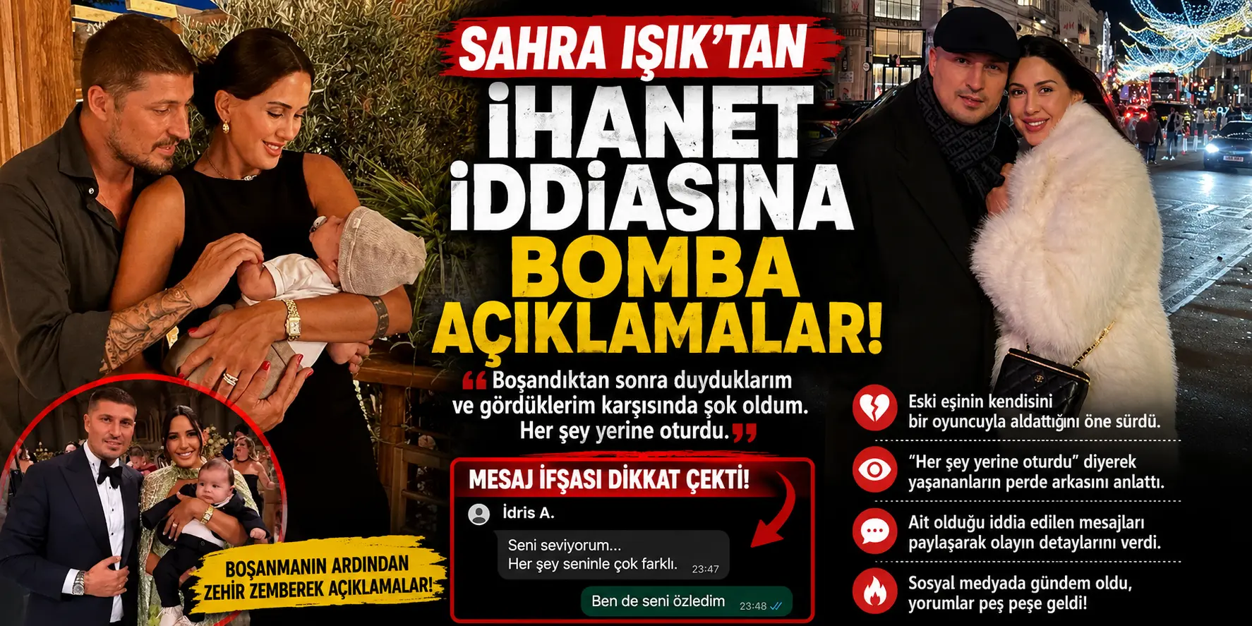Sahra Işık’tan bomba açıklamalar: İhanet iddiasının perde arkası