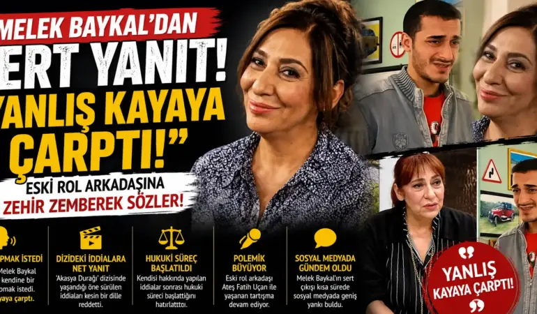 Usta oyuncudan bomba açıklamalar: Melek Baykal ateş püskürdü
