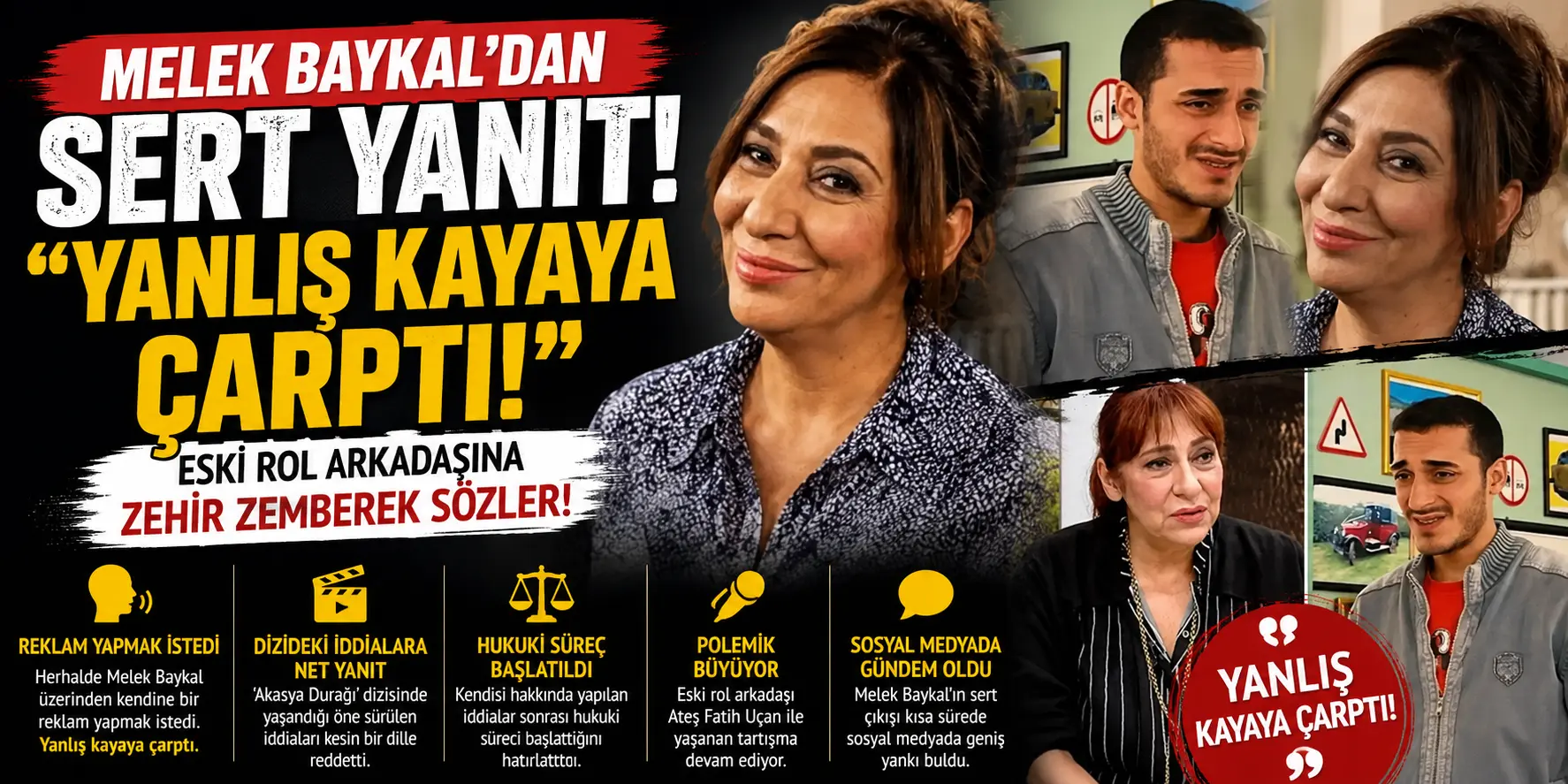 Usta oyuncudan bomba açıklamalar: Melek Baykal ateş püskürdü