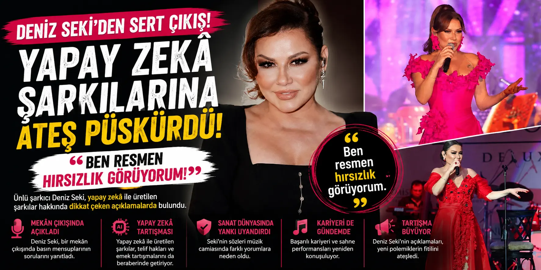 Deniz Seki’den yapay zekâ çıkışı: “Buna hırsızlık diyorum”