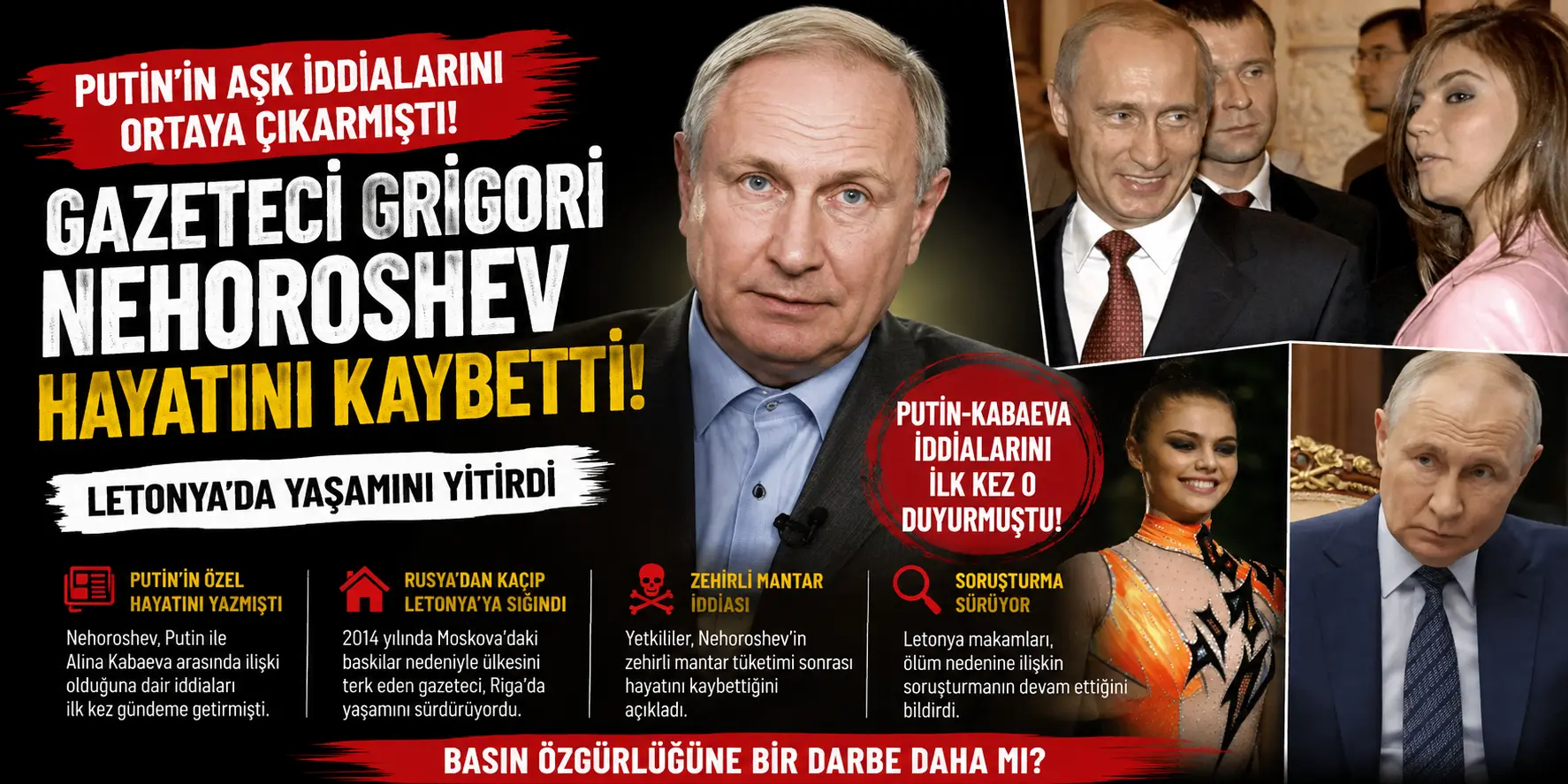 Tartışmalı ölüm: Ünlü gazeteci Grigori Nehoroshev hayatını kaybetti