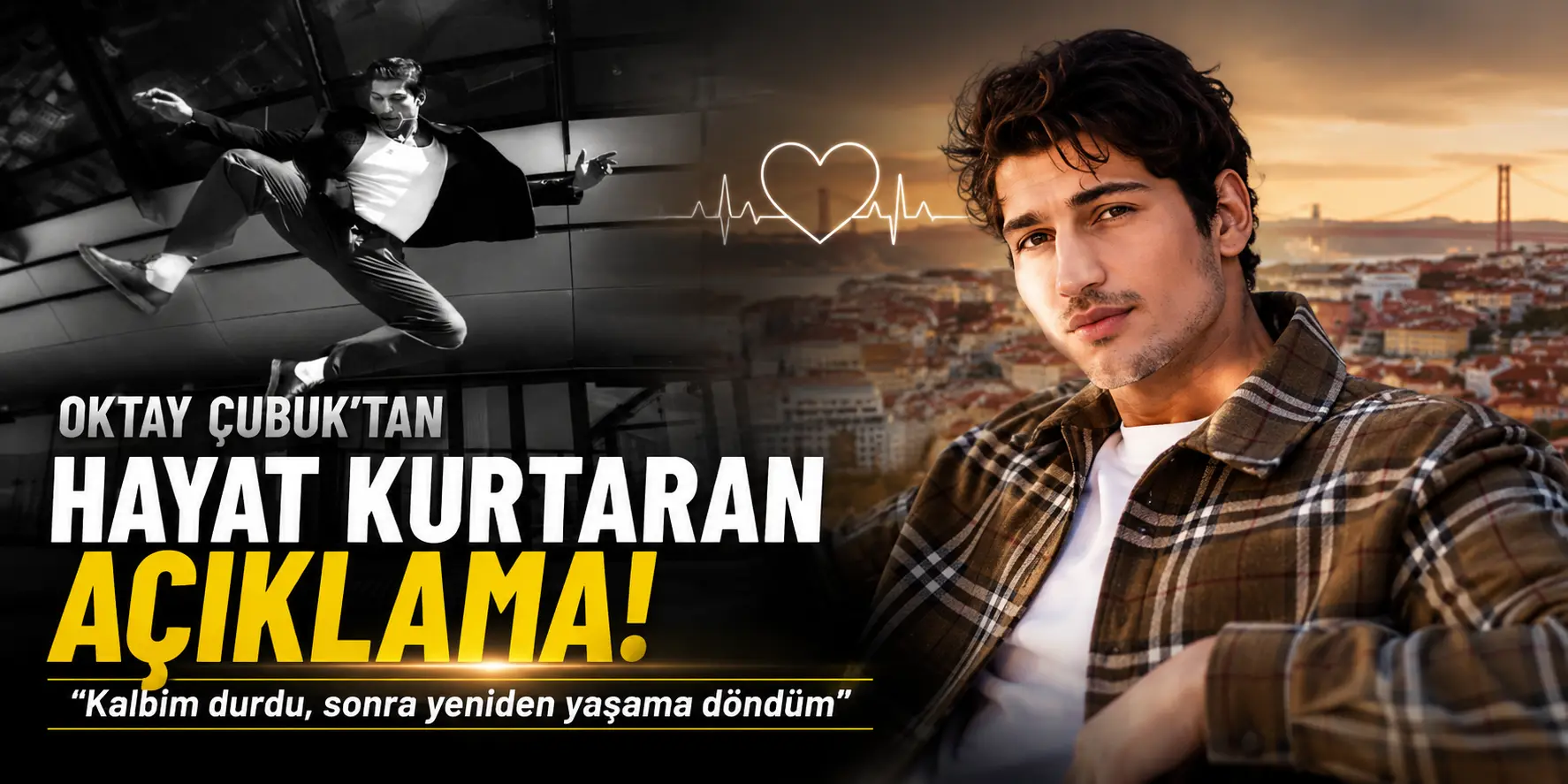Kalbi duran oyuncu Oktay Çubuk taburcu edildi