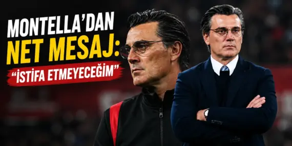 Montella’dan istifa sorusuna net yanıt: “Görevde kalıyorum”