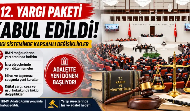 12. Yargı Paketi komisyondan geçti: İcra ve mirasta yeni dönem