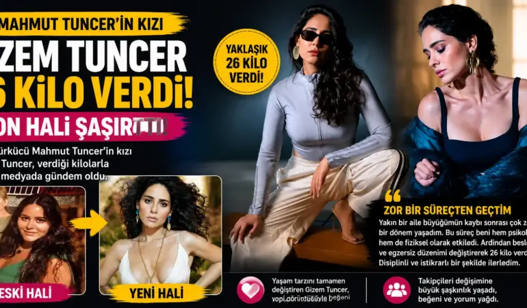Mahmut Tuncer’in kızı kilo verdi, son hali gündem oldu