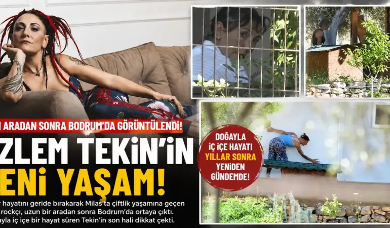 Çiftlik hayatına geçmişti: Özlem Tekin yıllar sonra görüntülendi