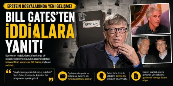 Epstein dosyalarında adı geçen Bill Gates iddiaları reddetti