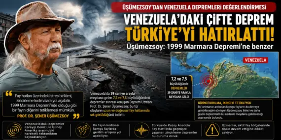 Venezuela depremi zincirleme kırılma: Marmara örneğiyle açıkladı