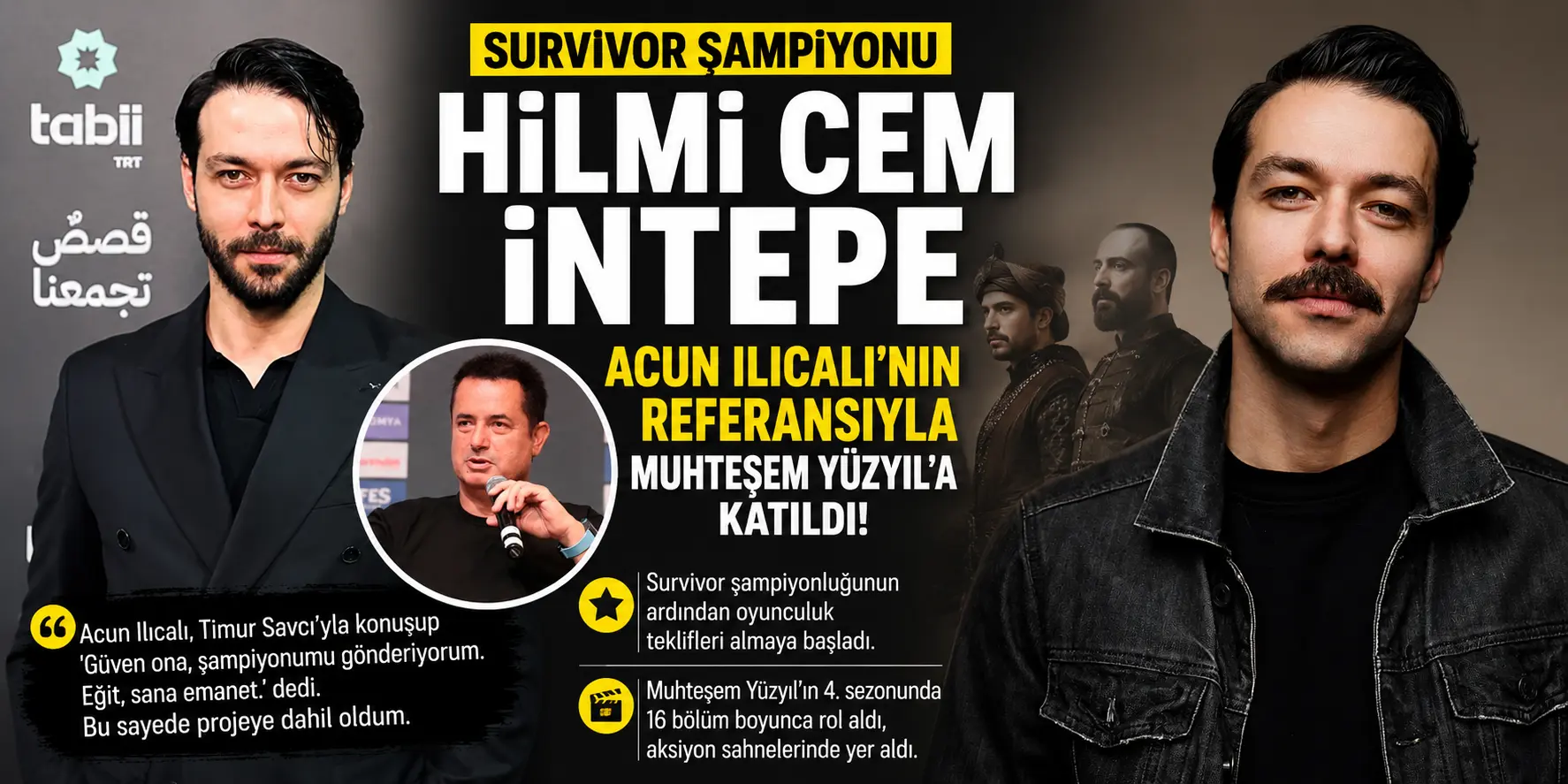 Hilmi Cem İntepe’den yıllar sonra gelen Acun Ilıcalı itirafı